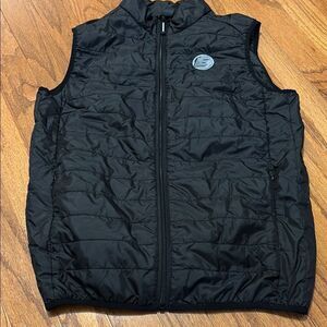 Black Quilted Puffer Vest (in a bag) with Full-Length Zipper NWOT